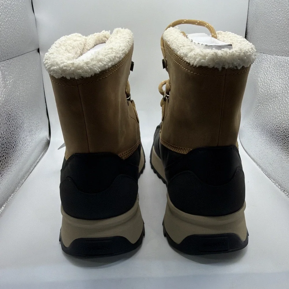 Sorel Men's Scout 87 Lux WP Boots Caribou Buff  Waterproof Insulated Size 10